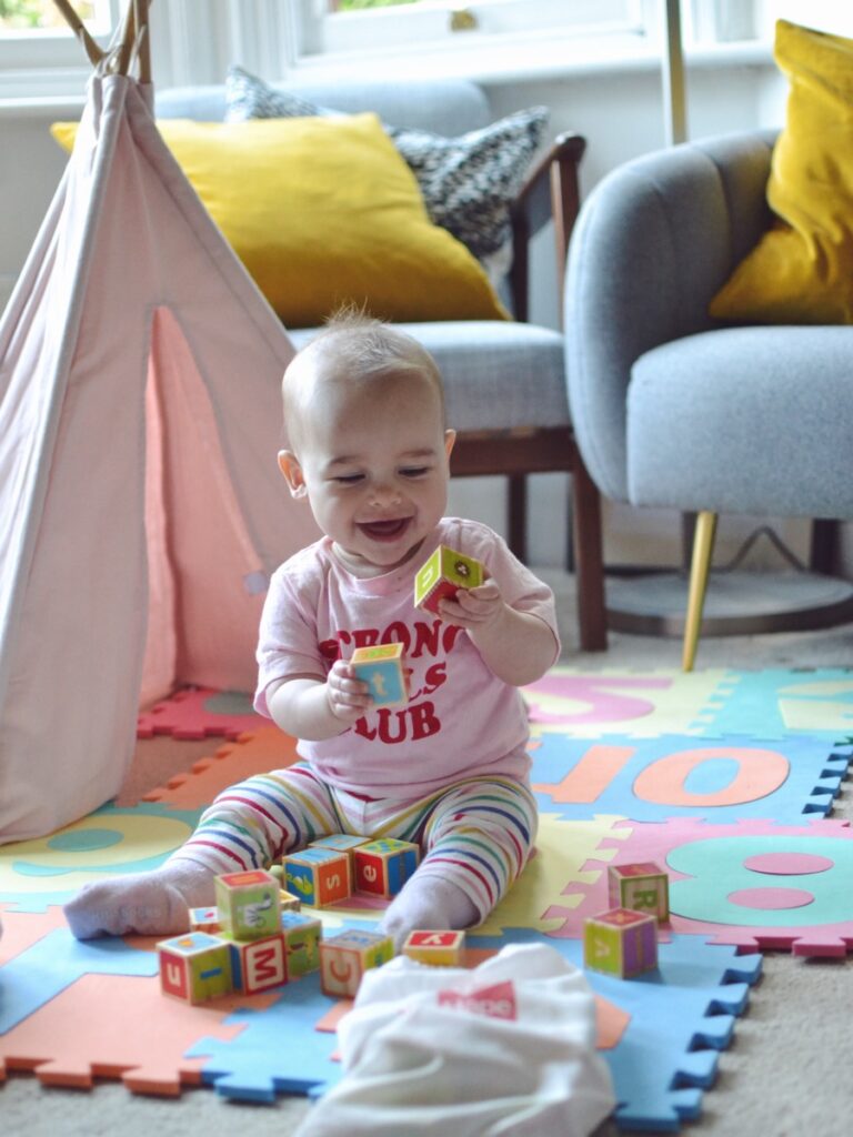 Best baby toys for babies aged 6 months and beyond, we love our ABC blocks!